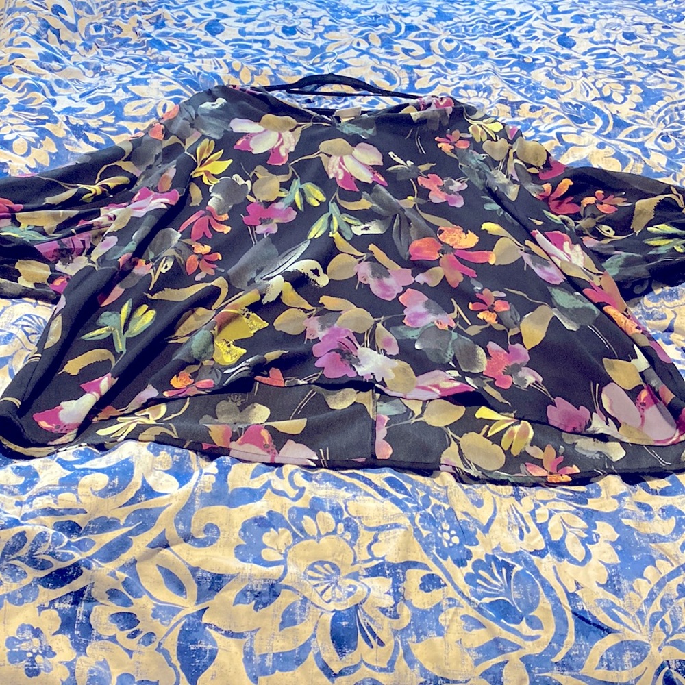 Womens floral blouse